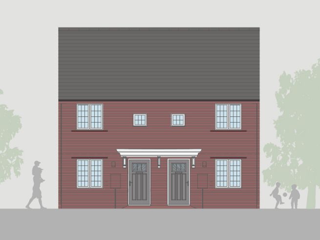 2 bedroom house - artist's impression subject to change